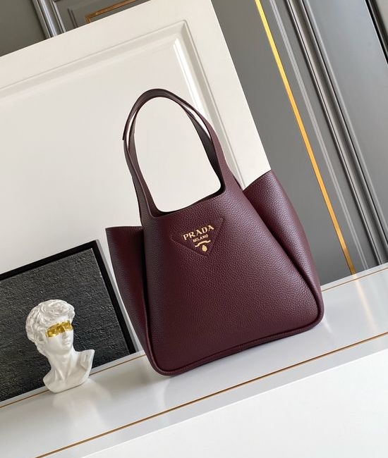 Prada Panier Tote Bag Leather Handbag 1BG335