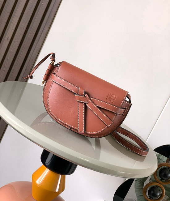 Loewe Gate Duel Mini Saddle Shoulder Bag 9032