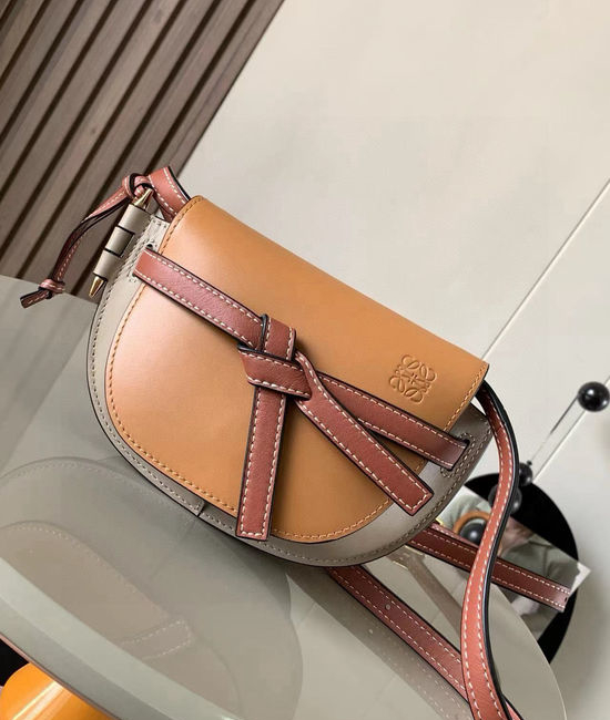 Loewe Gate Duel Leather Saddle Bag 9032