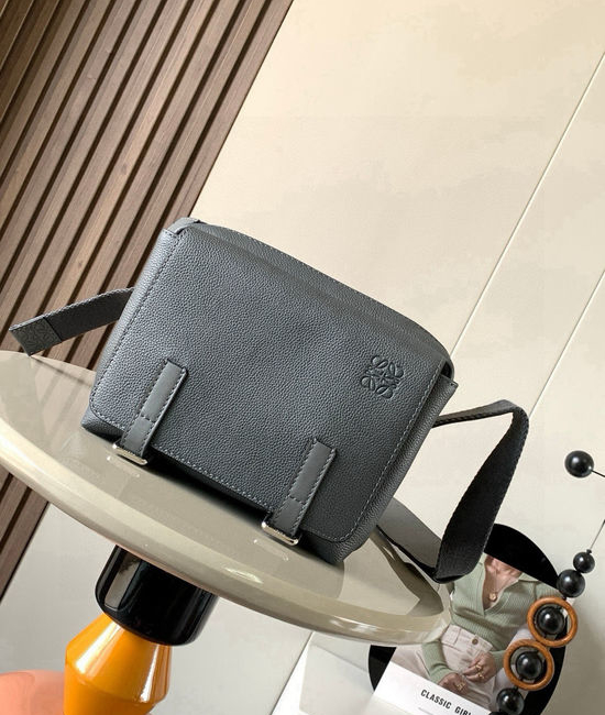 Loewe Military Messenger Leather Crossbody Bag 9012