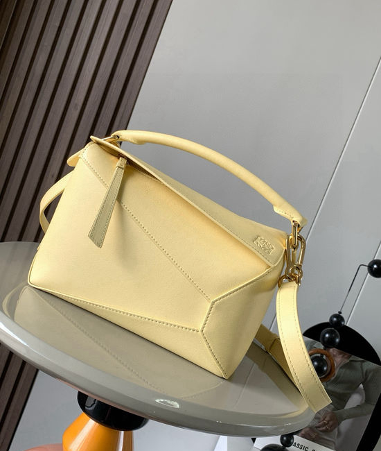 Loewe Puzzle Geometric Small Handbag 9311 Yellow