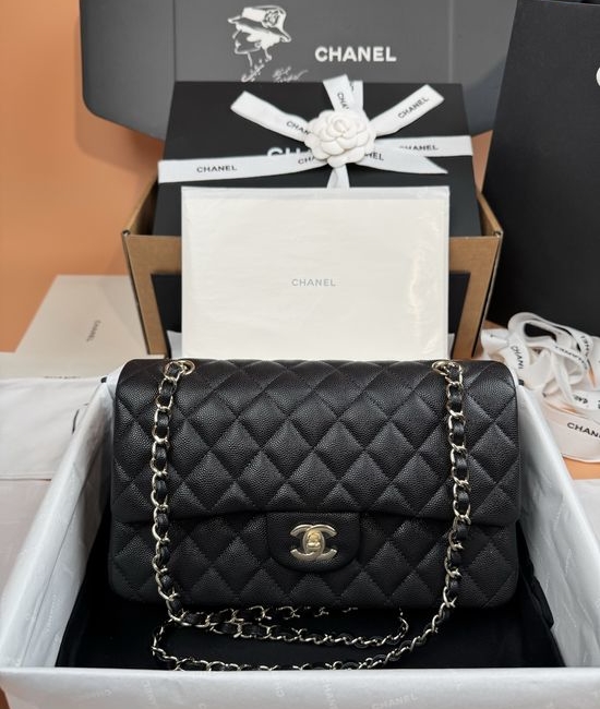 Chanel 1080 Series Top Upgrade Black Leather 1112