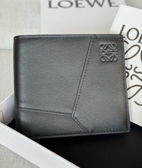 Loewe Puzzle Classic Calfskin Bifold Wallet X4b