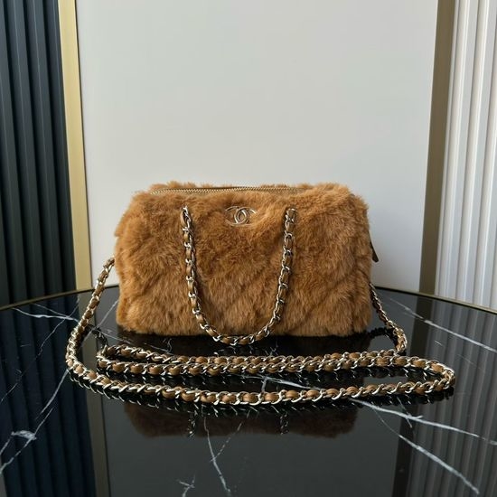 Chanel Mini Handle Bowling Bag Quilted AP4574 13534