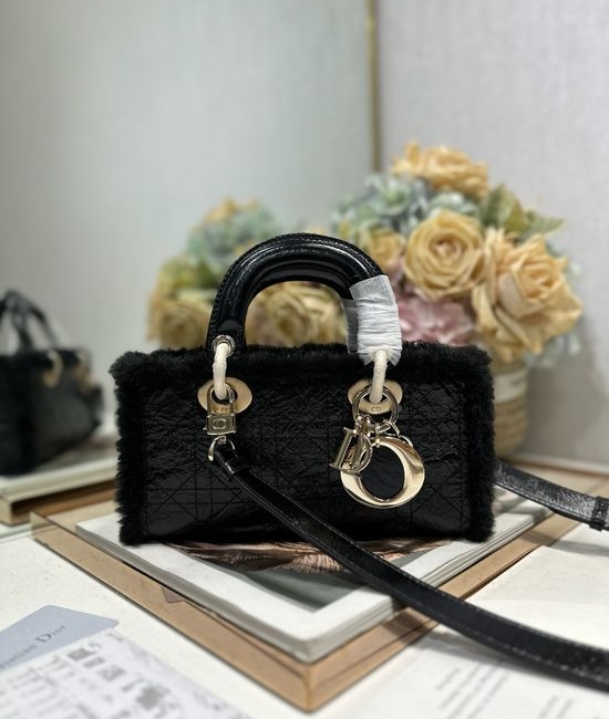 Christian Dior CD Lady D-Joy Suede Handbag 0540
