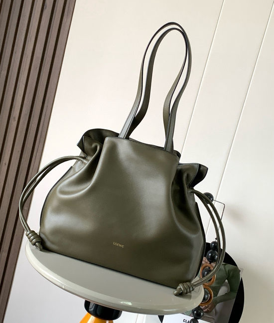 Loewe Flamenco Nappa Leather Clutch 9084
