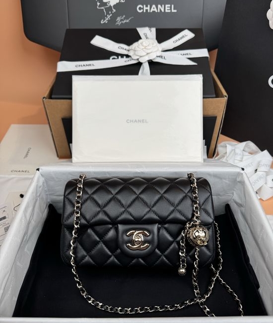 Chanel Square Classic Lambskin Shoulder Bag 1786