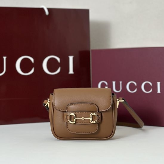 Gucci Brown Leather Handbag 851620
