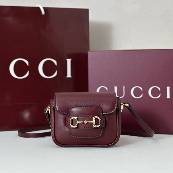 Gucci Ankora Red Leather Handbag 851620
