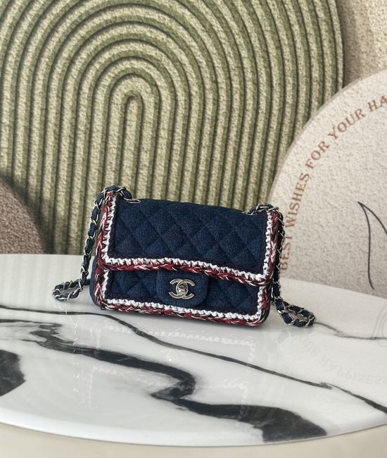 Chanel Vintage Denim Webbing Bag