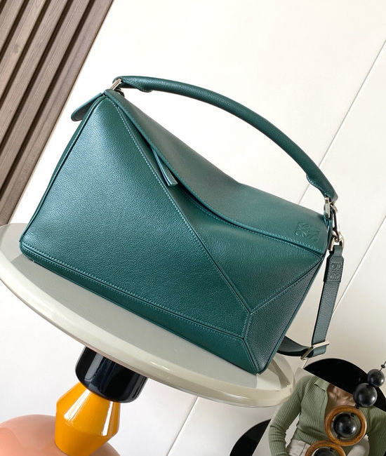 Loewe Puzzle Leather Geometric Handbag 9095