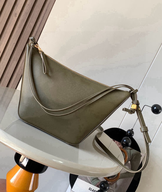 Loewe Hammock Hobo Versatile Handbag 9023 Khaki Green