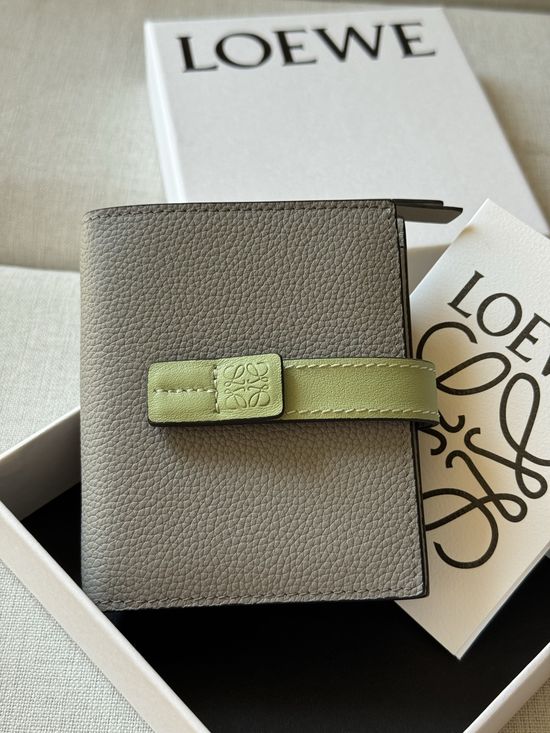 Loewe Anagram Embossed Soft Grained Calfskin Wallet X02