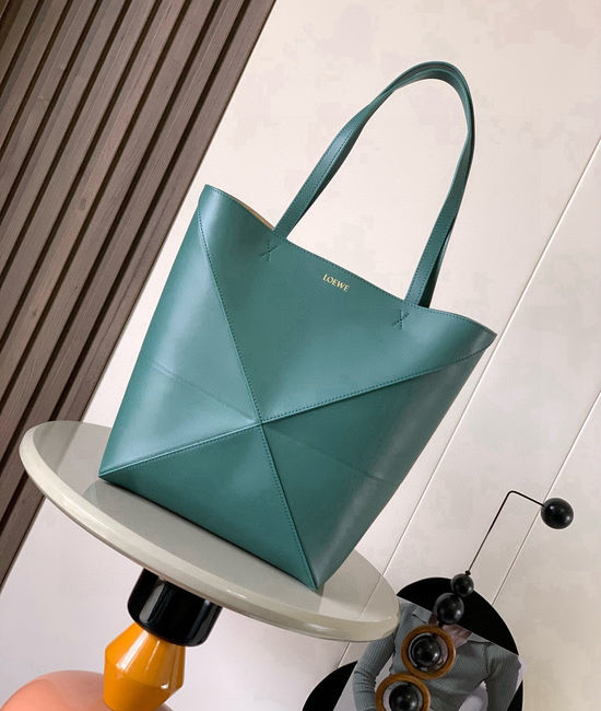 Loewe Puzzle Fold Leather Tote Bag 9029