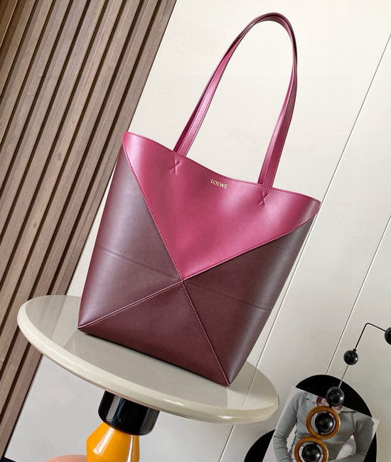 Loewe Puzzle Fold Leather Tote Bag 9029