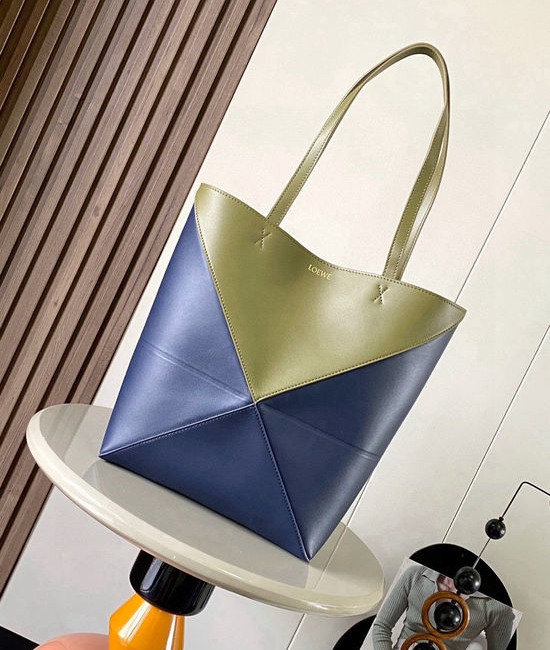 Loewe Puzzle Fold Calfskin Tote Bag 9029