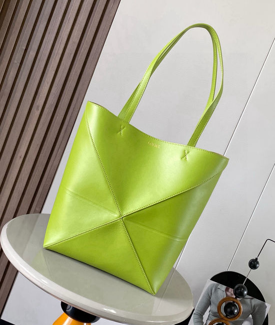 Loewe Puzzle Fold Leather Tote Bag 9029