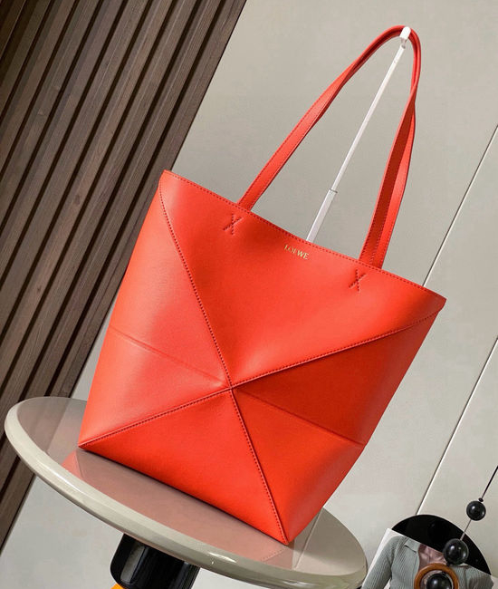 Loewe Puzzle Fold Leather Tote Bag 9029