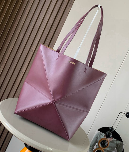 Loewe Puzzle Fold Leather Tote Bag 9029