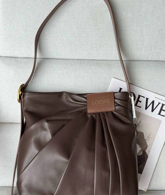 Loewe Draped Nappa Leather Handbag 1781