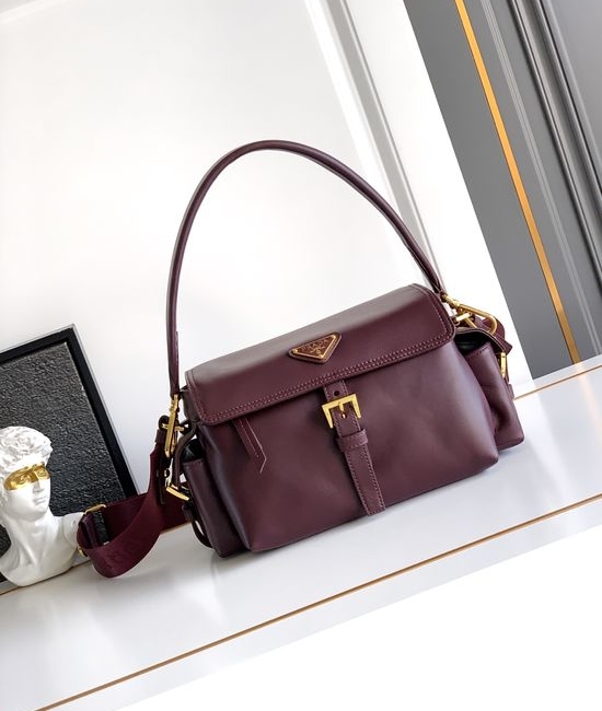 Prada Messenger Bag with Enamel Logo 1BD394