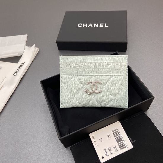 Chanel Caviar Leather Card Holder AP4814