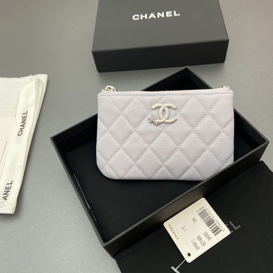 Chanel Caviar Leather Coin Wallet A4811