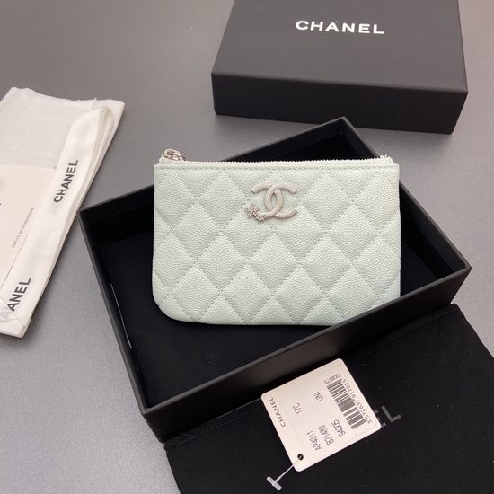 Chanel Caviar Leather Coin Wallet A4811
