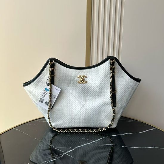Chanel Maxi Hobo Straw Tote Bag AS6015