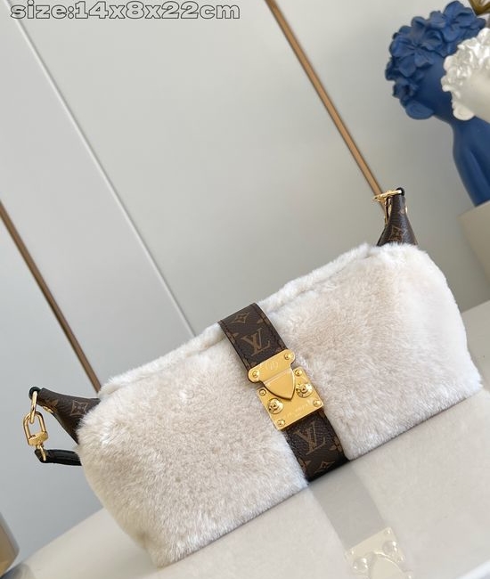 Louis Vuitton LV Pochette Mia Shearling Monogram Bag M26245