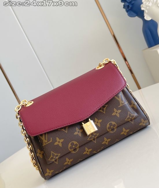 Louis Vuitton LV Saint Germain BB Burgundy Handbag M27067