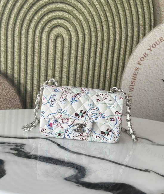 Chanel Flying Fish Graffiti Flap Bag M46836