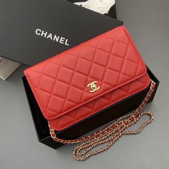 Chanel Shoulder Bag Caviar Leather AP4441