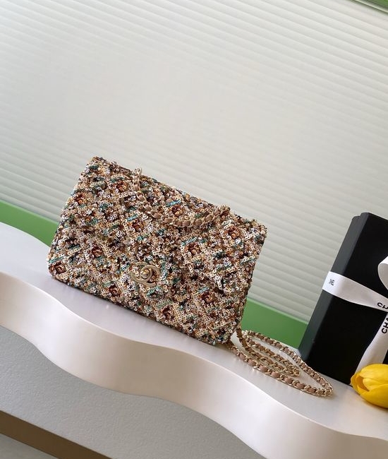Chanel CF Sequined Evening Bag AS4561