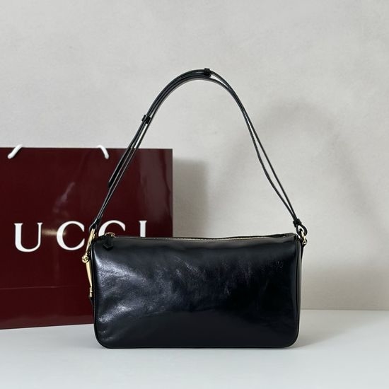 Gucci Crinkled Patent Tote 860787