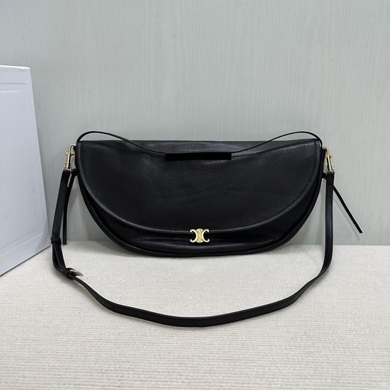 Celine CE Halfmoon Shoulder Bag 124142