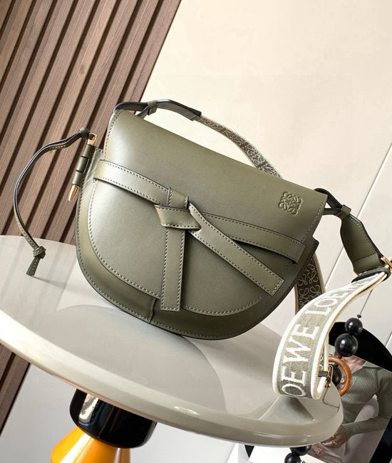 Loewe Gate Duel Leather Saddle Bag 9004