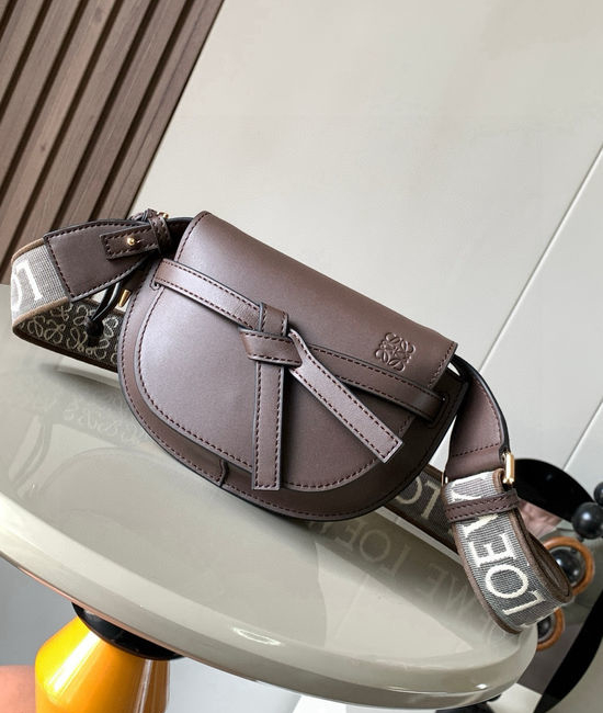 Loewe Gate Duel Coffee Shoulder Bag 9003