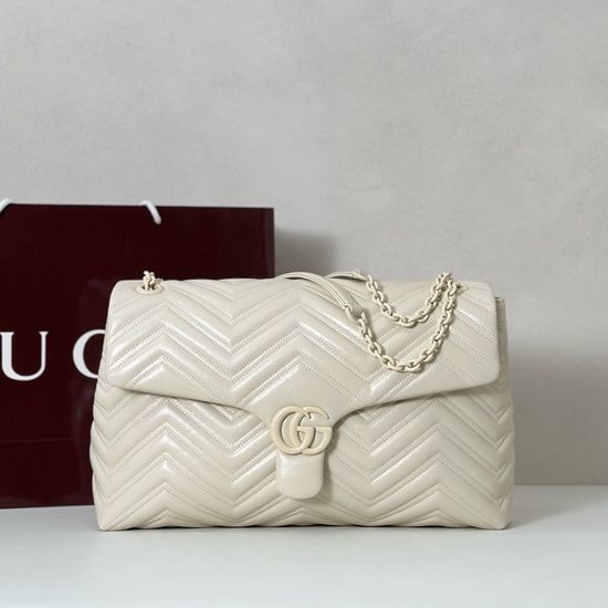 Gucci Original Leather Ivory Handbag 850659