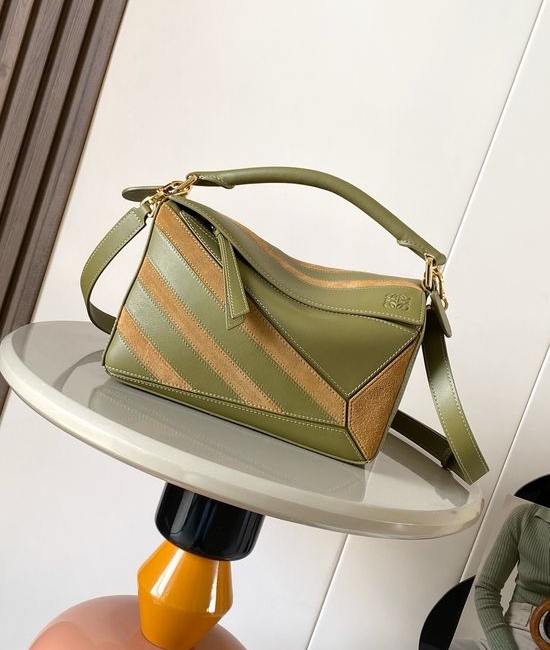 Loewe Puzzle Geometric Leather Handbag 9108