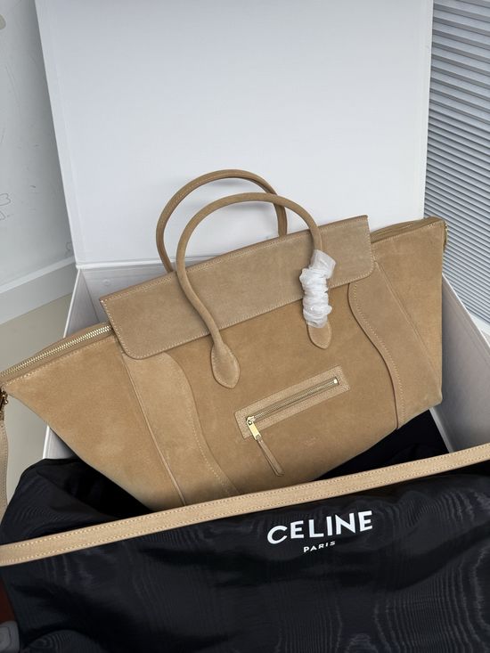 Celine Luggage Classic Leather Handbag 123693