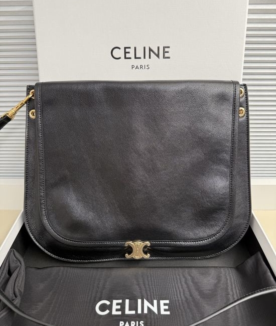 Celine Soft Triomphe Besace Lambskin Bag 123632