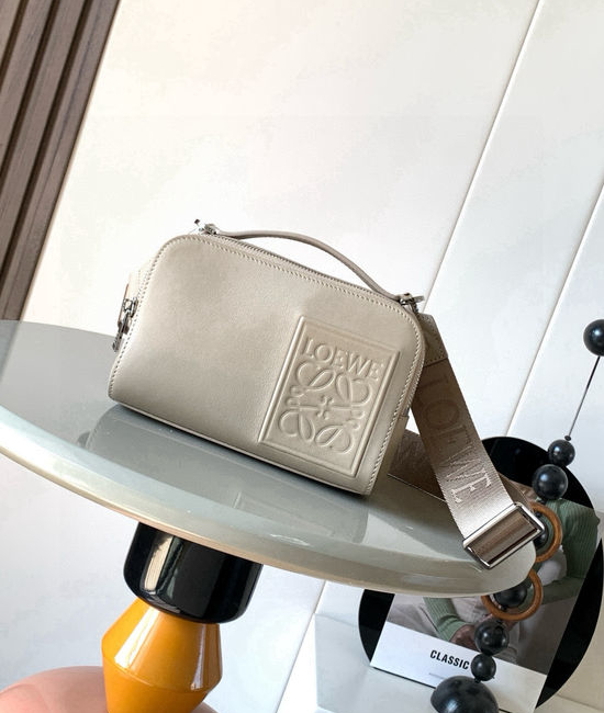 Loewe Satin Leather Mini Camera Crossbody Bag 9111