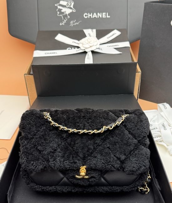 Chanel Teddy Bear Lambskin Flap Shoulder Bag AP5149