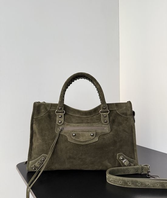 Balenciaga Suede City Crossbody Bag 823058