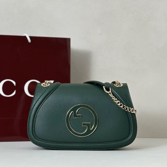 Gucci Classic Handbag Dark Green 815715