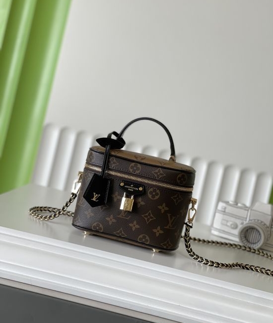 Louis Vuitton LV Vanity Monogram Cosmetic Bag M47128