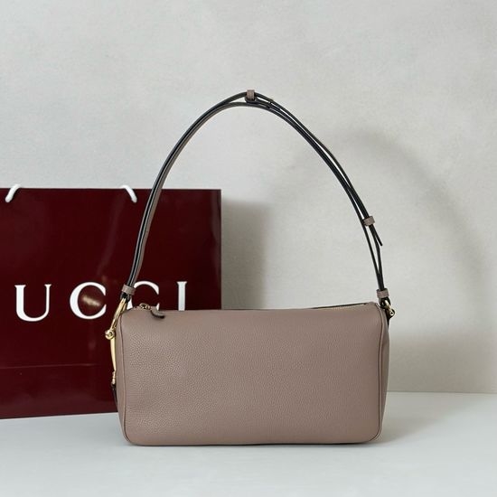 Gucci Large Bag Taupe Leather 860787