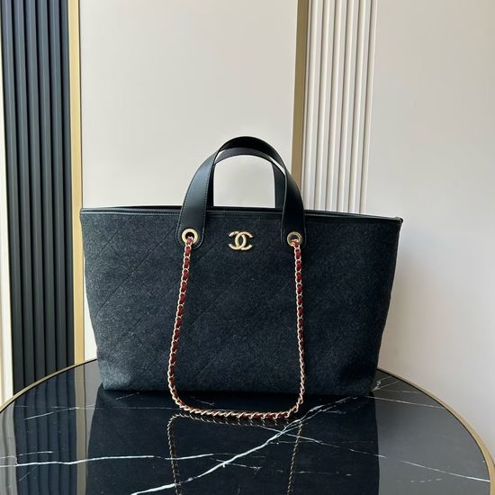 Chanel Beach Shopping Cotton Tote Bag 5853