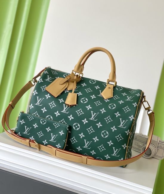 Louis Vuitton LV SPEEDY Full Leather Travel Bag M24417